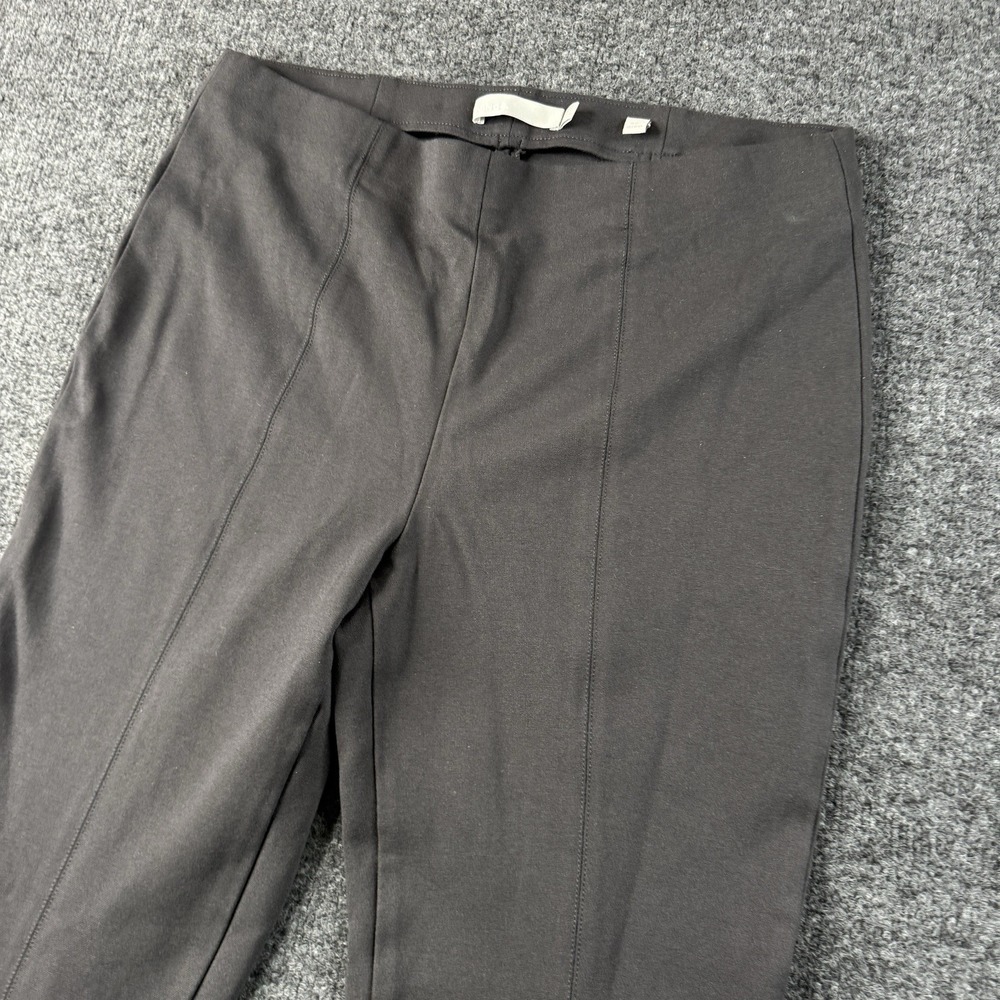 Vince Black pull on Pants Large Ankle Length Seamed‎ Work Pant